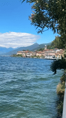Summer afternoon scenes captured around Lake Como construction site