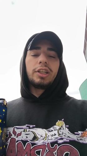 Two young men recorded on video in Strasbourg