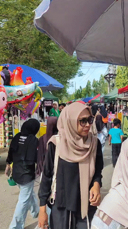 Early morning scenes from Lhokseumawe market, museum and monuments documented