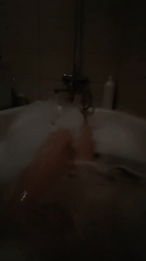 Evening bath routine documented in Izhevsk residence