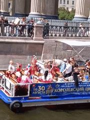 Summer morning along Saint Petersburg's canals and landmarks