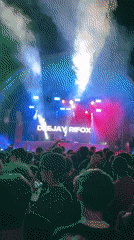 Late-night DJ concert draws crowds in Amarante, Portugal