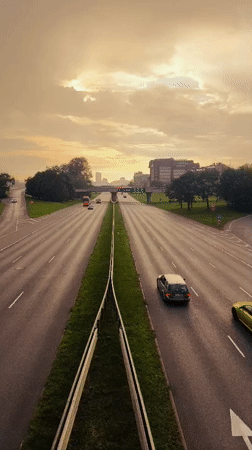 Golden hour Riga: city streets, the Daugava, and a Nerf gun