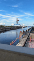 Afternoon documentation of Chaikovsky waterway and surroundings