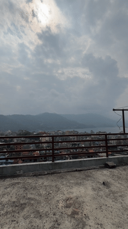 Everyday moments captured in Pokhara Nepal morning