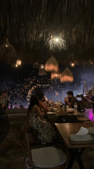 Evening dining and market scenes captured in Baan Bo Phut