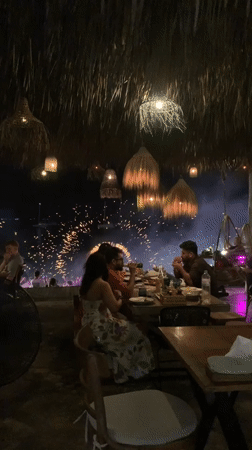 Evening dining and market scenes captured in Baan Bo Phut