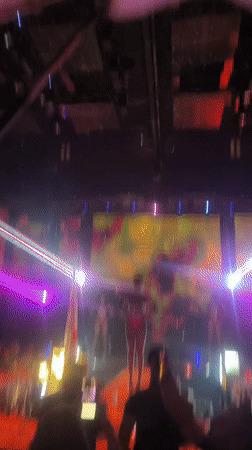 Stage performance with costumed performers captured at Plovdiv venue