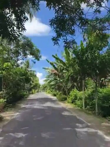 Road journey recorded in Batutulis, Indonesia under clear skies