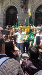 Political rally with ASP speaker draws crowds in La Paz