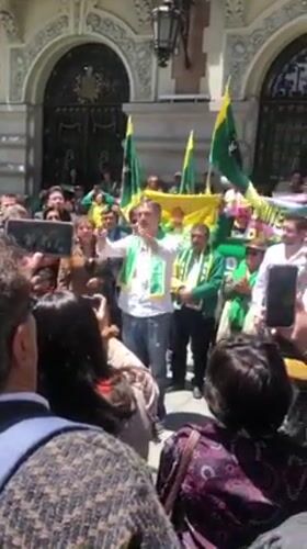 Political rally with ASP speaker draws crowds in La Paz
