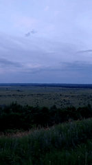 Witness documents twilight rural landscapes near Ustyvytsia, Ukraine