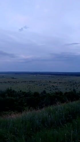 Witness documents twilight rural landscapes near Ustyvytsia, Ukraine