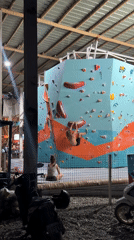 Climbing activities documented at General Luna facilities Monday morning