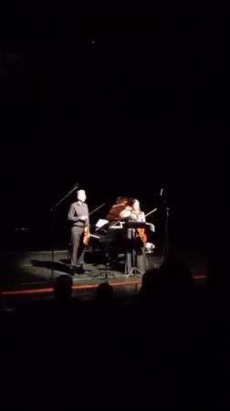 Late-night classical concert performed in Providencia theater