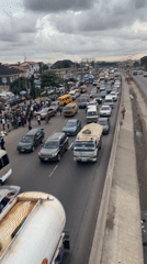 Busy market day captured in Ikeja, Nigeria