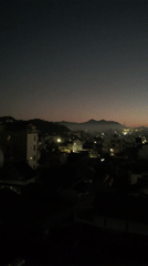Evening cityscape views captured across Da Lat Vietnam