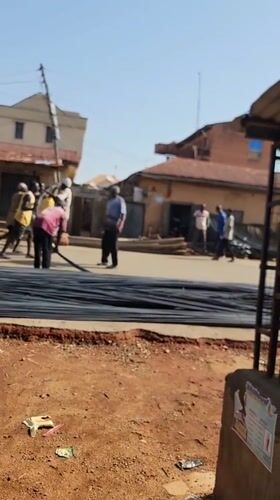 Steel bar transport and loading operations in Maiburiji Nigeria