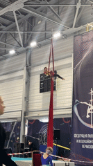 Aerial gymnastics competition held in Perm with awards ceremony