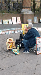 Tourist activity documented near iconic Saint Petersburg church