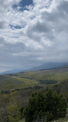 Mountain landscape views recorded across Ukrainian countryside