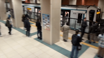 Early morning commuter activity observed at Sofia Metro stations