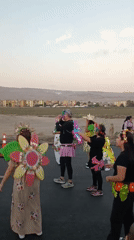 Colorful costumed parade rolls through the streets of Arica