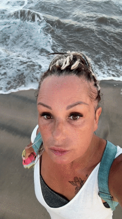 Evening beach gathering documented in Indonesia April 2026