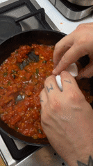 Shakshuka morning in a mountain cabin, Krasnyk