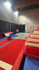 Gymnastics training session captured at Strasbourg facility