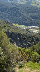 Scenic mountain valley views documented in Ula, Turkey