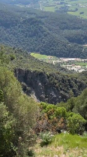 Scenic mountain valley views documented in Ula, Turkey