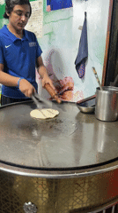 Food preparation observed at Lahore cooking station Saturday afternoon