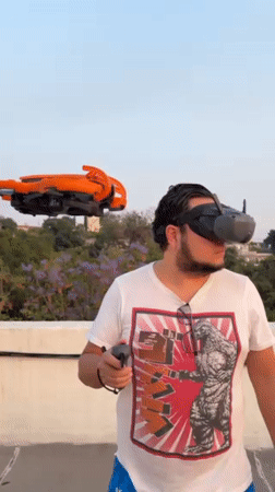 Drone operation and digital entertainment spotted in Cuernavaca