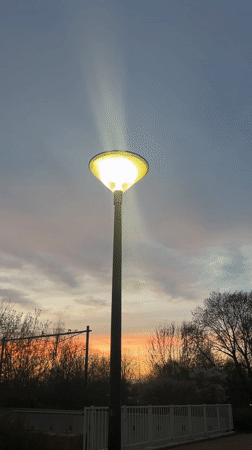 Dramatic sunset documented across Geldrop, Netherlands over two hours