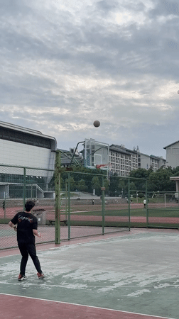 Morning recreational activities observed across Jiangjin, China sports facilities