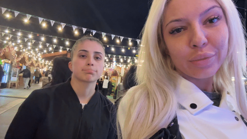 Evening carnival draws crowds in Sofia, Bulgaria