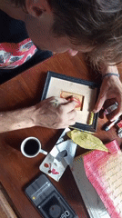Quiet morning routine documented in North Kuta, Indonesia