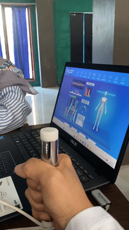Health device demo and outdoor gathering in Manado