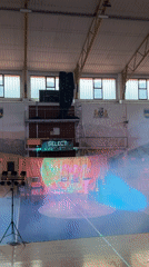 Performance event staged in converted gymnasium in Budva