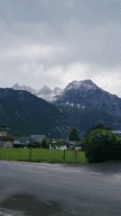 Young man in tracksuit observed dancing, walking in Altdorf