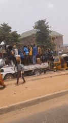 Busy street scenes captured in Ado, Nigeria