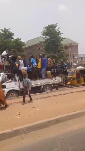 Busy street scenes captured in Ado, Nigeria