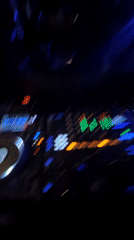 Female DJ performs at Moscow nightclub under disco lights