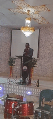 Morning religious service draws congregation in Jos, Nigeria church