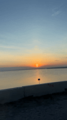 Evening fishing session captured during sunset in Chaikovsky, Russia