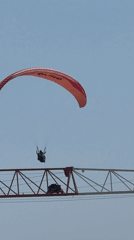 Tandem paragliders fill the skies above Boreti, Montenegro