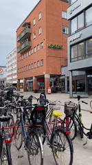 Uppsala morning scenes captured across downtown streets and shops