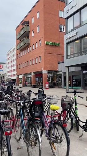 Uppsala morning scenes captured across downtown streets and shops