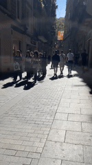 Ordinary afternoon moments captured across Barcelona's historic streets